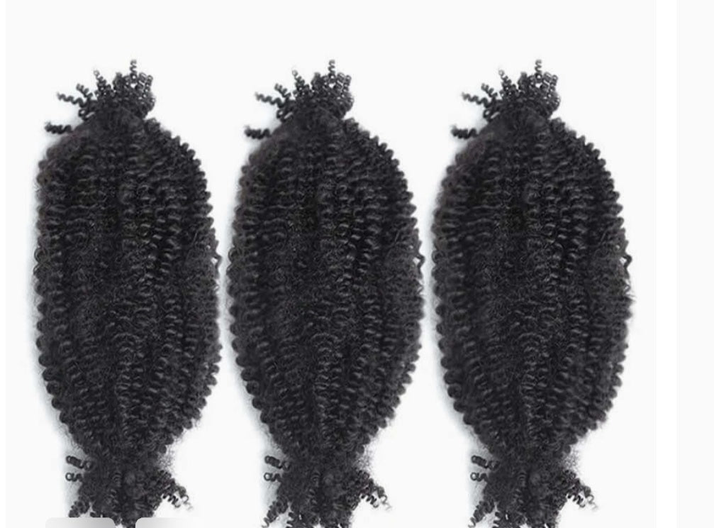 Afro Kinky Curly Bulk Hair