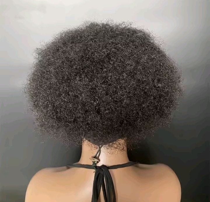Headband Wig Curly Afro with Bang