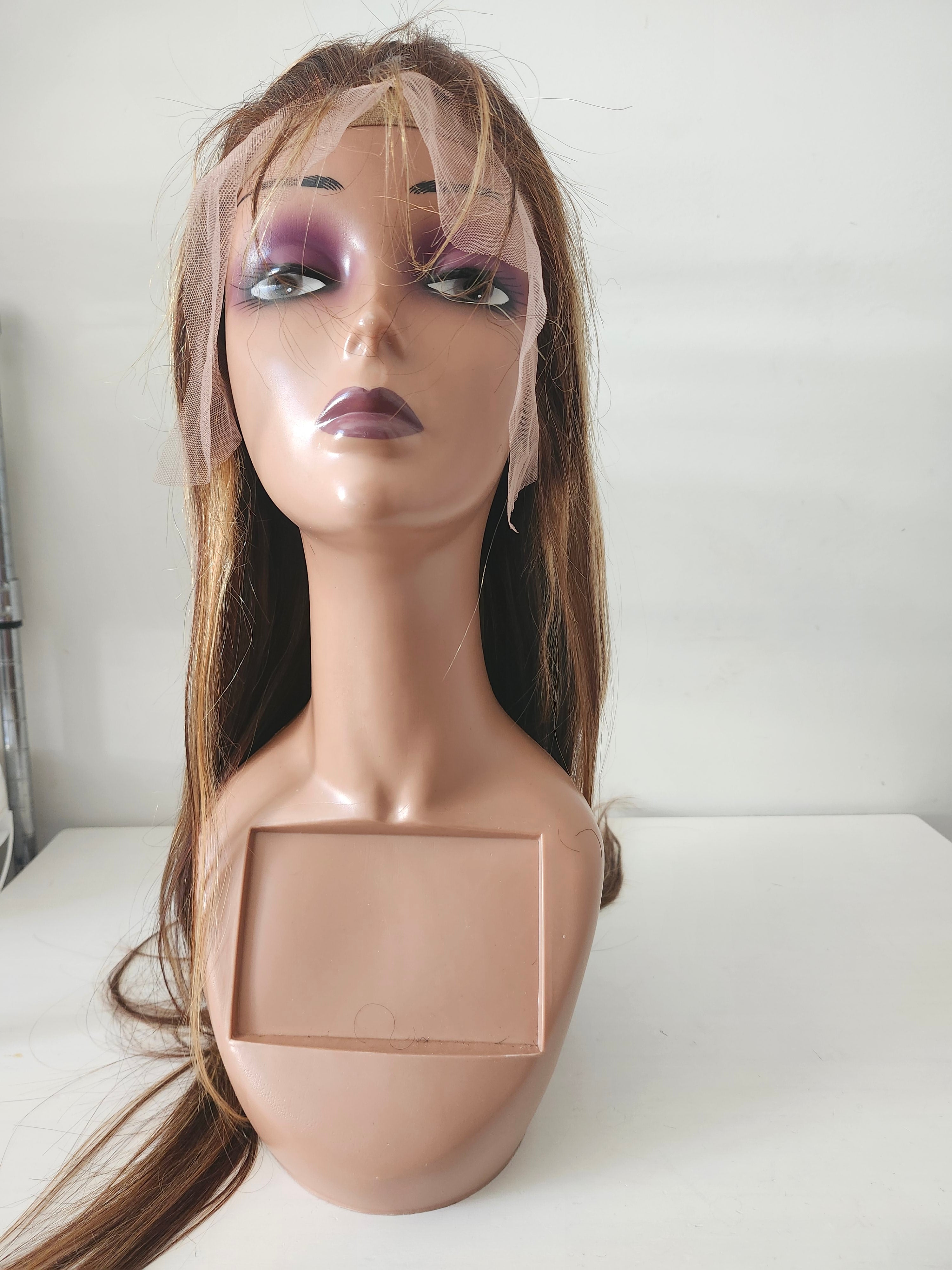 Human hair wig frontal 13x4 color 4/27