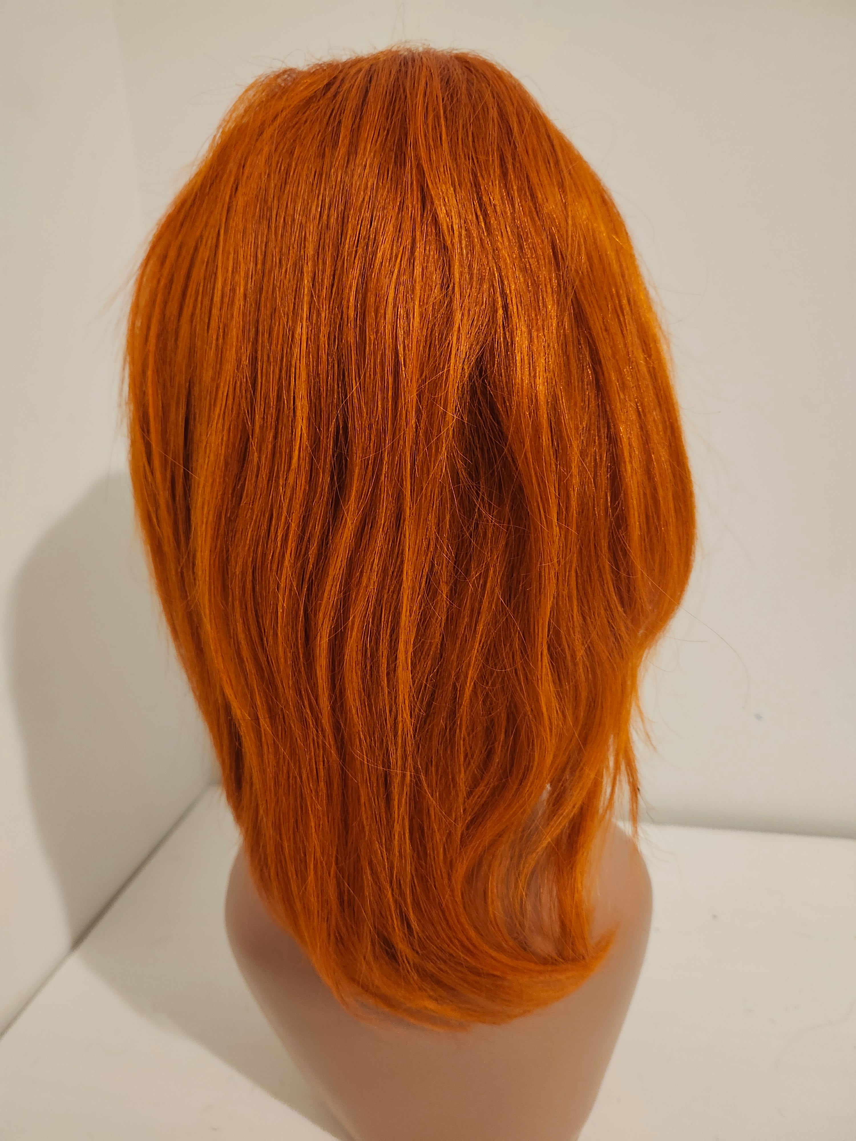 Headband wig ginger straight