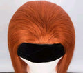 Headband wig ginger straight